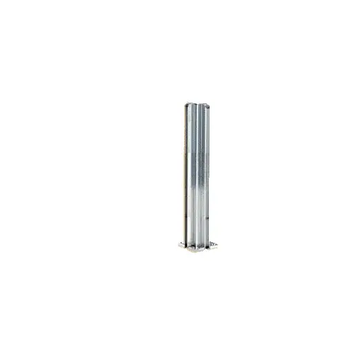Brite Anodized 12" Corner Design Series Partition Post Brite Anodized 12" Corner Design Series Partition Post