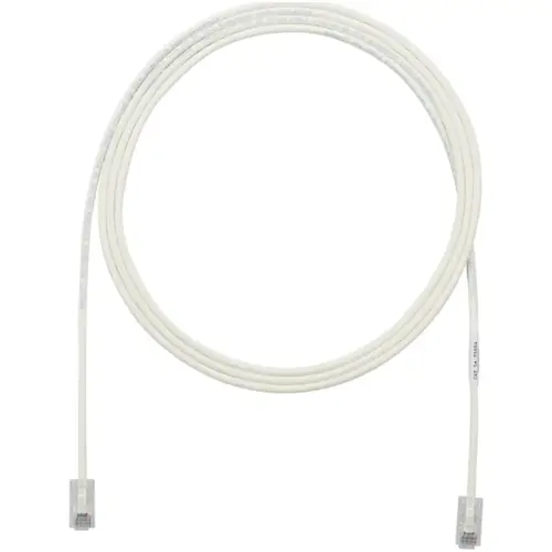 Category 5e performance, 28 AWG UTP patch cord with Pan-Plug Modular Plugs on each end. Gray. 15 ft. Category 5e performance, 28 AWG UTP patch cord with Pan-Plug Modular Plugs on each end. Gray. 15 ft.