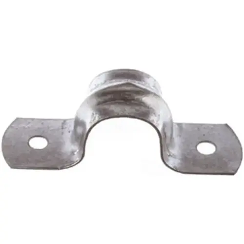 Steel City, Pipe Strap, Stainless Steel, 2-Hole, 1-1/2 in. Steel City, Pipe Strap, Stainless Steel, 2-Hole, 1-1/2 in.
