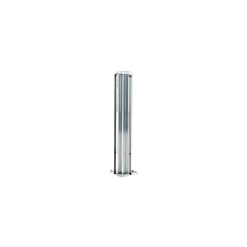 Brite Anodized 24" Corner Design Series Partition Post Brite Anodized 24" Corner Design Series Partition Post