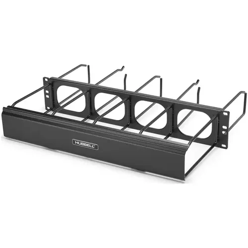 M Series Ring Cable Manager with 7 in. Front/Rear Extension & Cover, Horizontal, Black, 1 RU M Series Ring Cable Manager with 7 in. Front/Rear Extension & Cover, Horizontal, Black, 1 RU