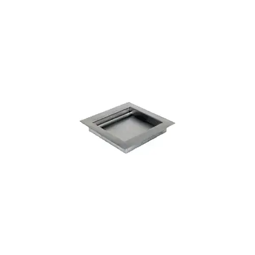 Brushed Stainless Non-Ricochet Level 1 Bullet Resistant 12" W x 11" D x 1-3/4" H Drop-In Deal Tray