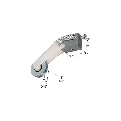 1" Steel Ball-Bearing Center Groove Sliding Screen Door Roller With Nylon Yoke 1" Steel Ball-Bearing Center Groove Sliding Screen Door Roller With Nylon Yoke