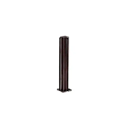 Duranodic Bronze 18" Corner Design Series Partition Post Duranodic Bronze 18" Corner Design Series Partition Post