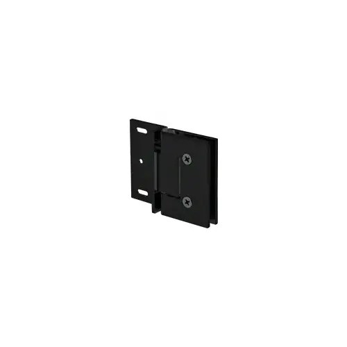 Matte Black Face Mount Melbourne Hinge with Cover Plate Matte Black Face Mount Melbourne Hinge with Cover Plate