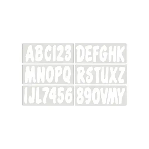 HARDLINE PRODUCTS WHI200EC FACTORY MATCHED REGISTRATION DECALS, SOLID ...