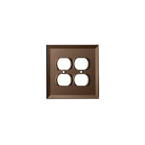 Bronze Double Duplex Glass Mirror Plate Bronze Double Duplex Glass Mirror Plate