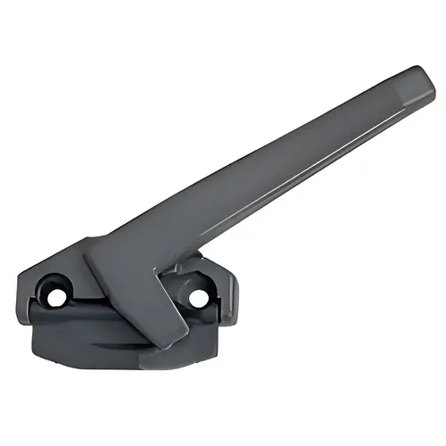 Right Hand Cam Handle, Zinc Material, 1-1/2" Screw Hole Spacing, 4" Handle Length, Right Handed, Black Finish