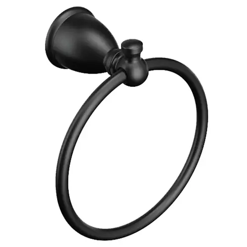Caldwell Towel Ring Matte Black Finish Caldwell Towel Ring Matte Black Finish