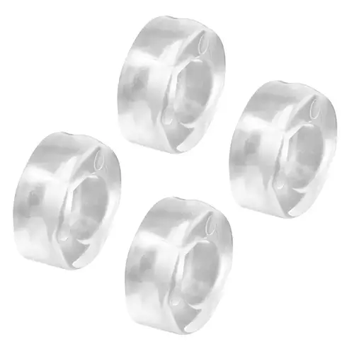 Shower Door Bumper, Sliding, Vinyl, Clear, For: Glass Door Panels - pack of 4 Shower Door Bumper, Sliding, Vinyl, Clear, For: Glass Door Panels - pack of 4