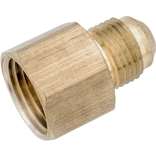 3/8 In. x 3/4 In. Brass Low Lead Female Flare Connector 3/8 In. x 3/4 In. Brass Low Lead Female Flare Connector