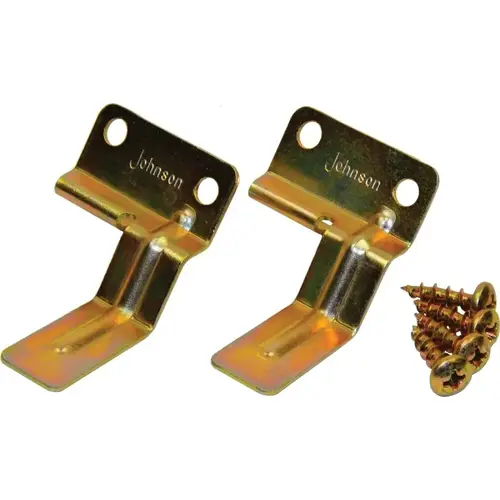 Johnson Hardware Universal Bi-Fold Panel Aligner Set, Steel, For: Bi-Fold Doors Johnson Hardware Universal Bi-Fold Panel Aligner Set, Steel, For: Bi-Fold Doors