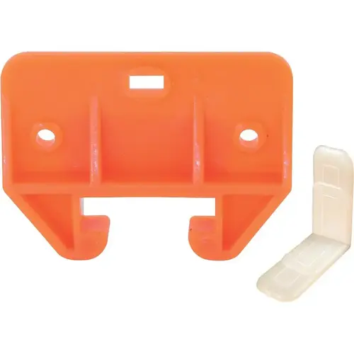 Drawer Track Guide Kit, Orange Plastic, Fits 9/32 x 1-1/8 In. Track pair Drawer Track Guide Kit, Orange Plastic, Fits 9/32 x 1-1/8 In. Track pair