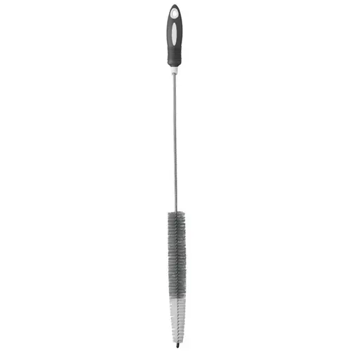 Dryer Vent Brush 2.75" W Hard Bristle 29.5" Rubber Handle Black/White Dryer Vent Brush 2.75" W Hard Bristle 29.5" Rubber Handle Black/White