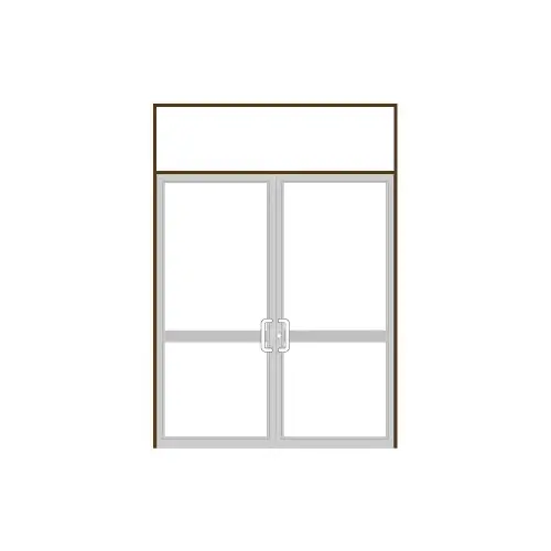 Dark Bronze/Black Anodized Class 1 IG600 Series Custom Transom Butt Hinge Two Door Frames Dark Bronze/Black Anodized Class 1 IG600 Series Custom Transom Butt Hinge Two Door Frames