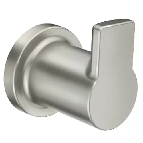 Rinza Single Robe Hook, Spot Resist Brushed Nickel Rinza Single Robe Hook, Spot Resist Brushed Nickel
