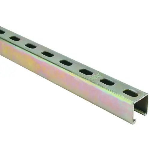 Conduit Strut Channel, Steel, Gold, Galvanized, 4ft Conduit Strut Channel, Steel, Gold, Galvanized, 4ft
