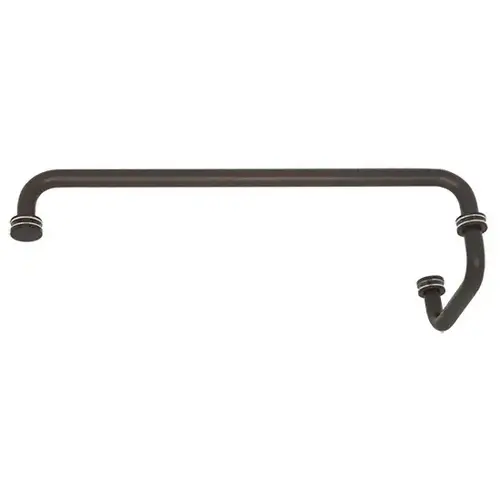 Oil Rubbed Bronze 18" Towel Bar with 6" Pull Handle Combination Set