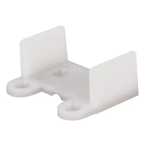 Sliding Closet Door Floor Guide, 1-3/8 in. Doors, 3/4 in. Tall (Single Pack) White Sliding Closet Door Floor Guide, 1-3/8 in. Doors, 3/4 in. Tall (Single Pack) White