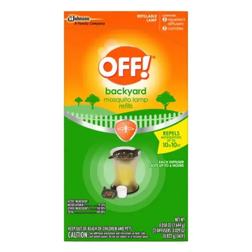 Mosquito Repellent Lamp Refill, 0.058 oz - pack of 2