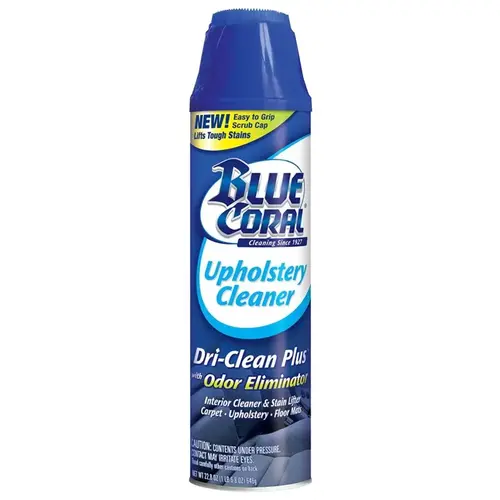 Dri-Clean Plus Upholstery Cleaner, 22 oz Aerosol Can, Liquid, Sweet Clear