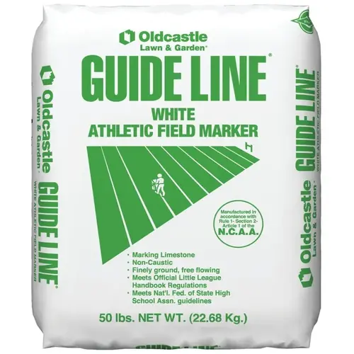 Oldcastle Athletic Field Marker, Dolomite/Limestone, White