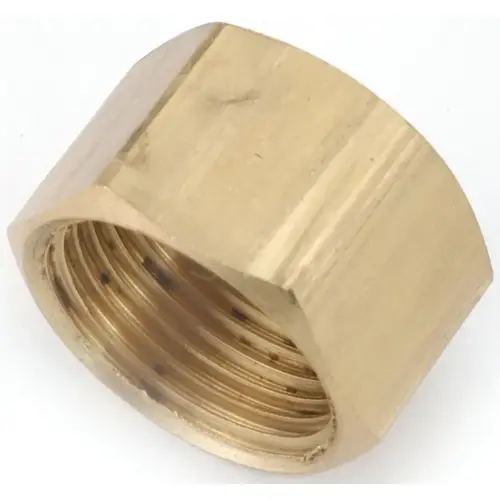 Compression Tube End Cap: 7/16-24" Thread, Compression Cap Compression Tube End Cap: 7/16-24" Thread, Compression Cap