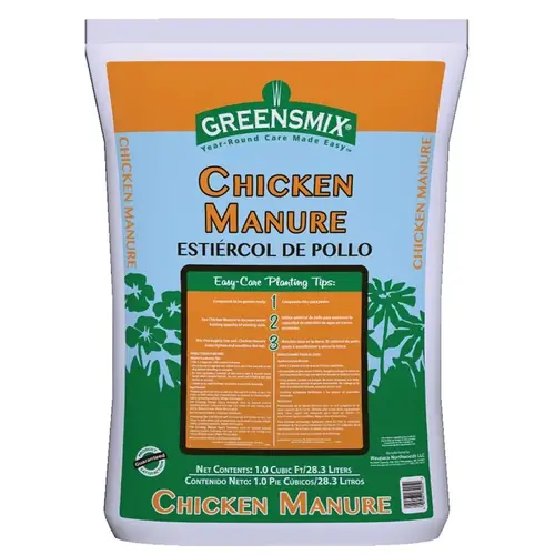 Greensmix Chicken Manure, 1 cu-ft Bag