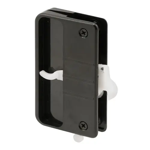 A 108 Door Handle and Latch, Plastic, 1-5/8 in Thick Door, For: 1-5/8 in Thick Screen Doors Black A 108 Door Handle and Latch, Plastic, 1-5/8 in Thick Door, For: 1-5/8 in Thick Screen Doors Black