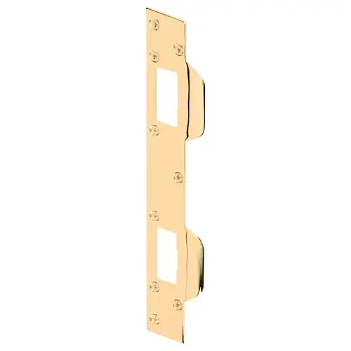 Combination Strike, 11 in L, 1-5/8 in W, Steel, Brass Combination Strike, 11 in L, 1-5/8 in W, Steel, Brass