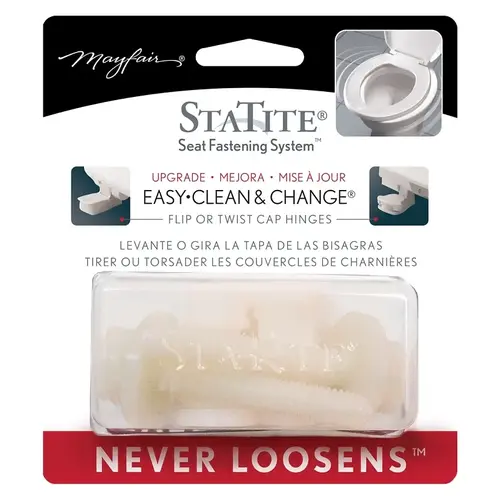 Mayfair by STATITEKIT STA-TITE Seat Fastening System Hardware Upgrade Kit with Easy-Clean & Change