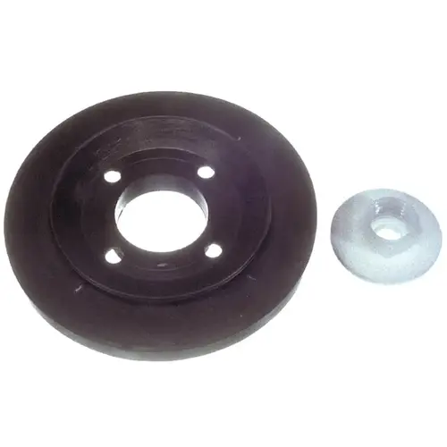 Flush Valve Seal, Rubber, For: Mansfield Models #208 and 209 Series Flush Valves Black
