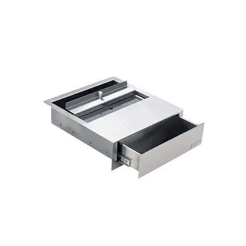 Brushed Stainless Steel Deal Drawer