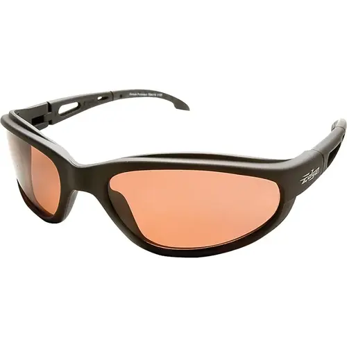 Polarized Safety Glasses, Unisex, Polycarbonate Lens, Full Frame, Nylon Frame, Black Frame