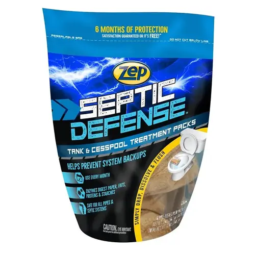 Septi-Pak Series Septic System Treatment, Solid, Brown, Mild, 12 oz Pouch Septi-Pak Series Septic System Treatment, Solid, Brown, Mild, 12 oz Pouch