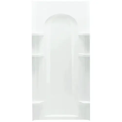 Ensemble Shower Back Wall, 72-1/2 in L, 36 in W, Vikrell, High-Gloss, Alcove Installation, White Ensemble Shower Back Wall, 72-1/2 in L, 36 in W, Vikrell, High-Gloss, Alcove Installation, White