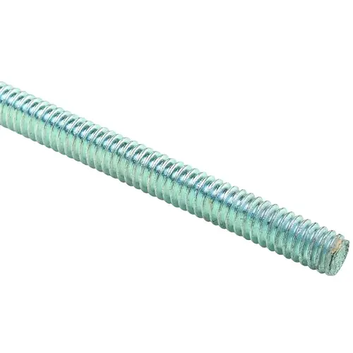 R Threaded Rod, Steel, Silver, Electro-Galvanized, 10 ft R Threaded Rod, Steel, Silver, Electro-Galvanized, 10 ft