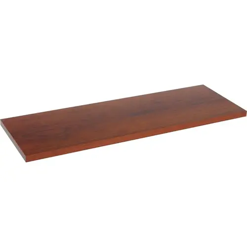 Shelf Board, 200 lb, 5-Shelf, 36 in L, 12 in W, Particleboard Walnut