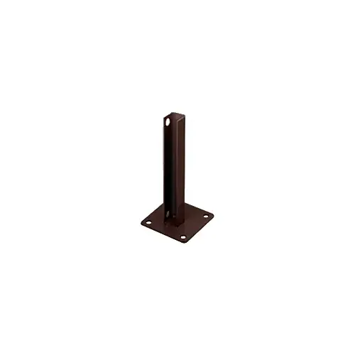 Matte Bronze AWS Steel Stanchion for 180 Degree Round or Rectangular Center or End Posts