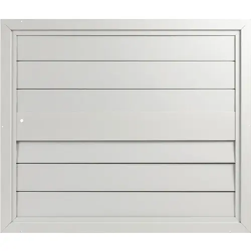 Automatic Fan Shutter, Aluminum, Enamel