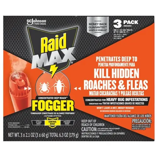 DEEP REACH Fogger, 875 sq-ft Coverage Area, Clear - pack of 3