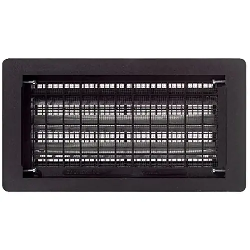 B-EBLACK MB Automatic Foundation Vent, 65 sq-in Net Free Ventilating Area, Mesh Grill, Thermoplastic