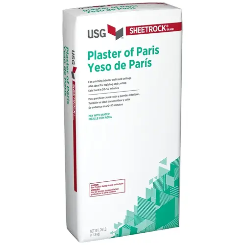 SHEETROCK Plaster of Paris, Powder, Low, Off-White, 25 lb Bag