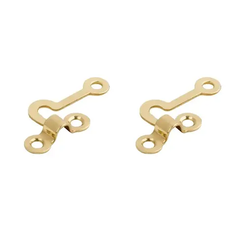 V1841 Hooks & Staple Solid Brass Finish - pack of 10 V1841 Hooks & Staple Solid Brass Finish - pack of 10