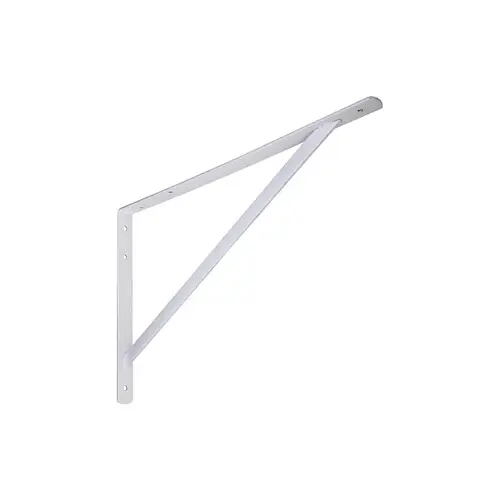 111BC 20" Super Strength Shelf Bracket White Finish 111BC 20" Super Strength Shelf Bracket White Finish