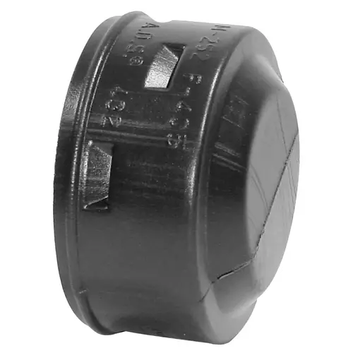 Cap 4" Snap Polyethylene 2-1/2" Black Cap 4" Snap Polyethylene 2-1/2" Black