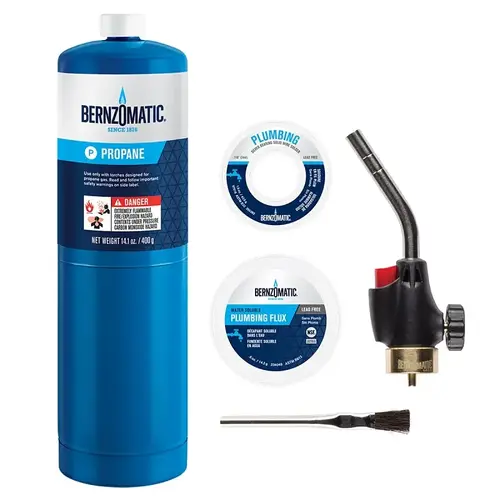 Torch Kit Plumbing 14.1 oz Basic Steel 1 pc Propane