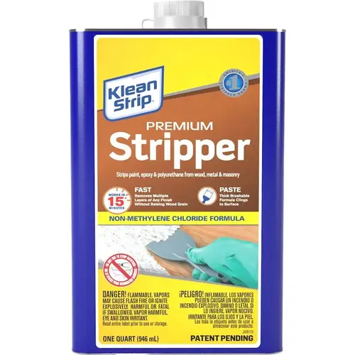 KWIK-STRIP QKWS961 Paint and Varnish Stripper, Liquid, Aromatic, 1 qt, Can