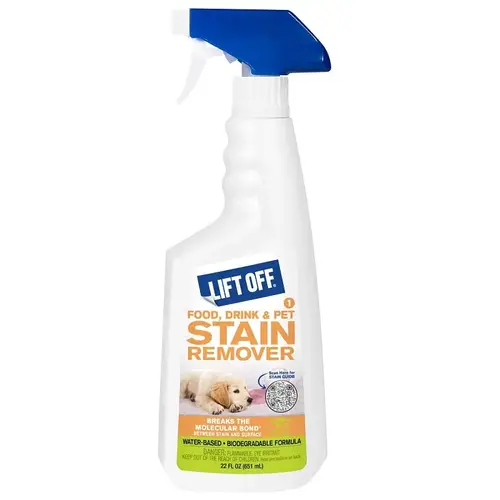 Lift Off 22 Oz. Food, Drink & Pet Stain Remover Clear Lift Off 22 Oz. Food, Drink & Pet Stain Remover Clear