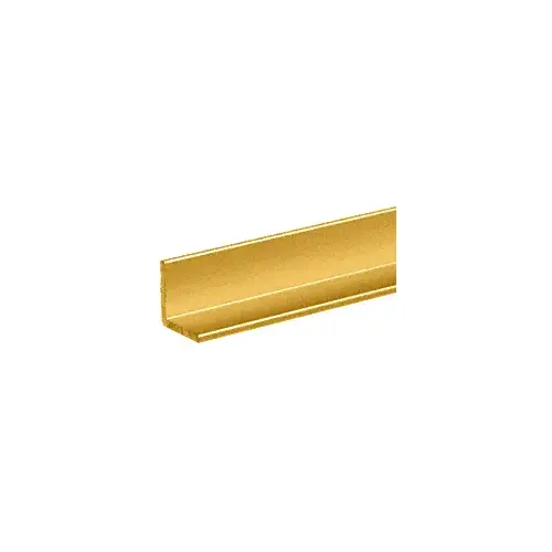 Brite Gold Anodized 3/4" Aluminum Angle Extrusion 23" Stock Length Brite Gold Anodized 3/4" Aluminum Angle Extrusion 23" Stock Length